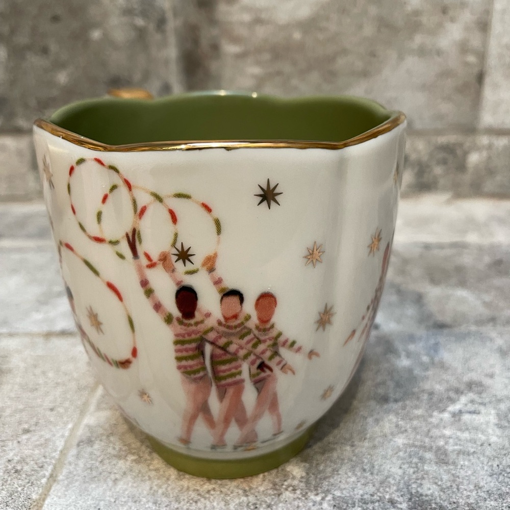 ❤️ ANTHROPOLOGIE NEW YORK CITY BALLET STONEWARE MUG NEW